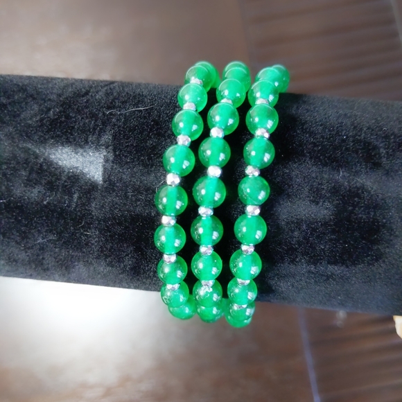 Beaded bracelets set of two - Picture 4 of 9